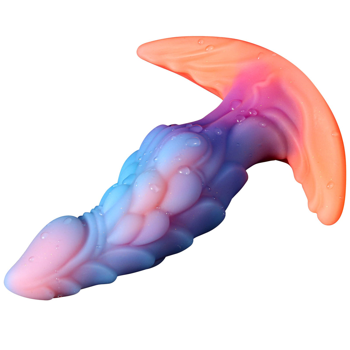 Colorful fantasy dragon butt plug sets