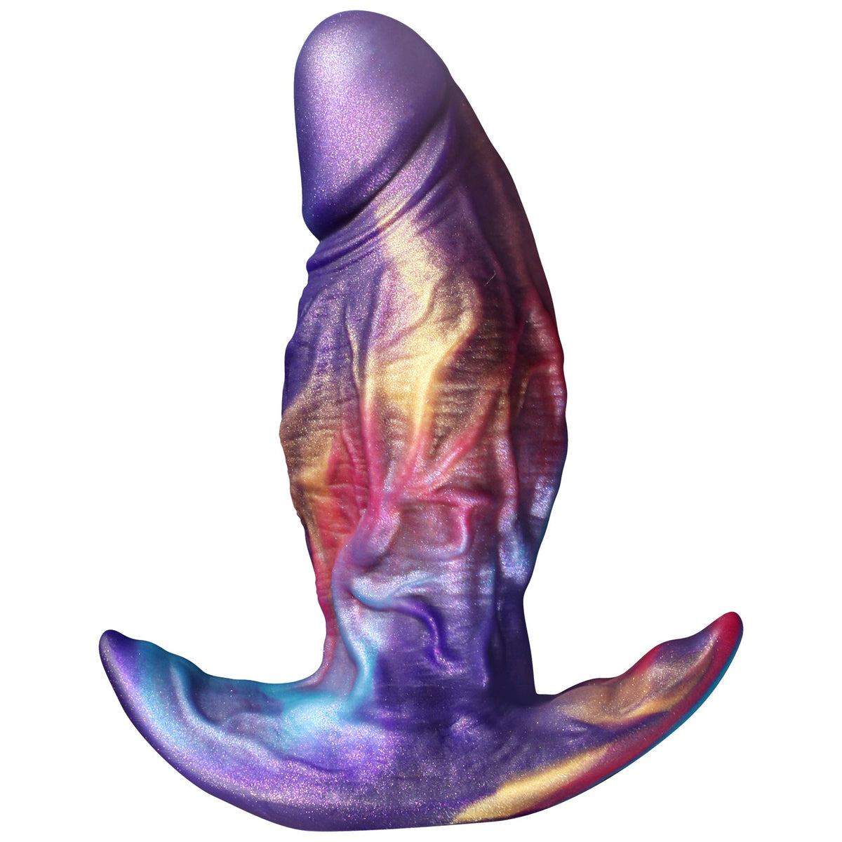 Colorful realistic penis huge butt plug