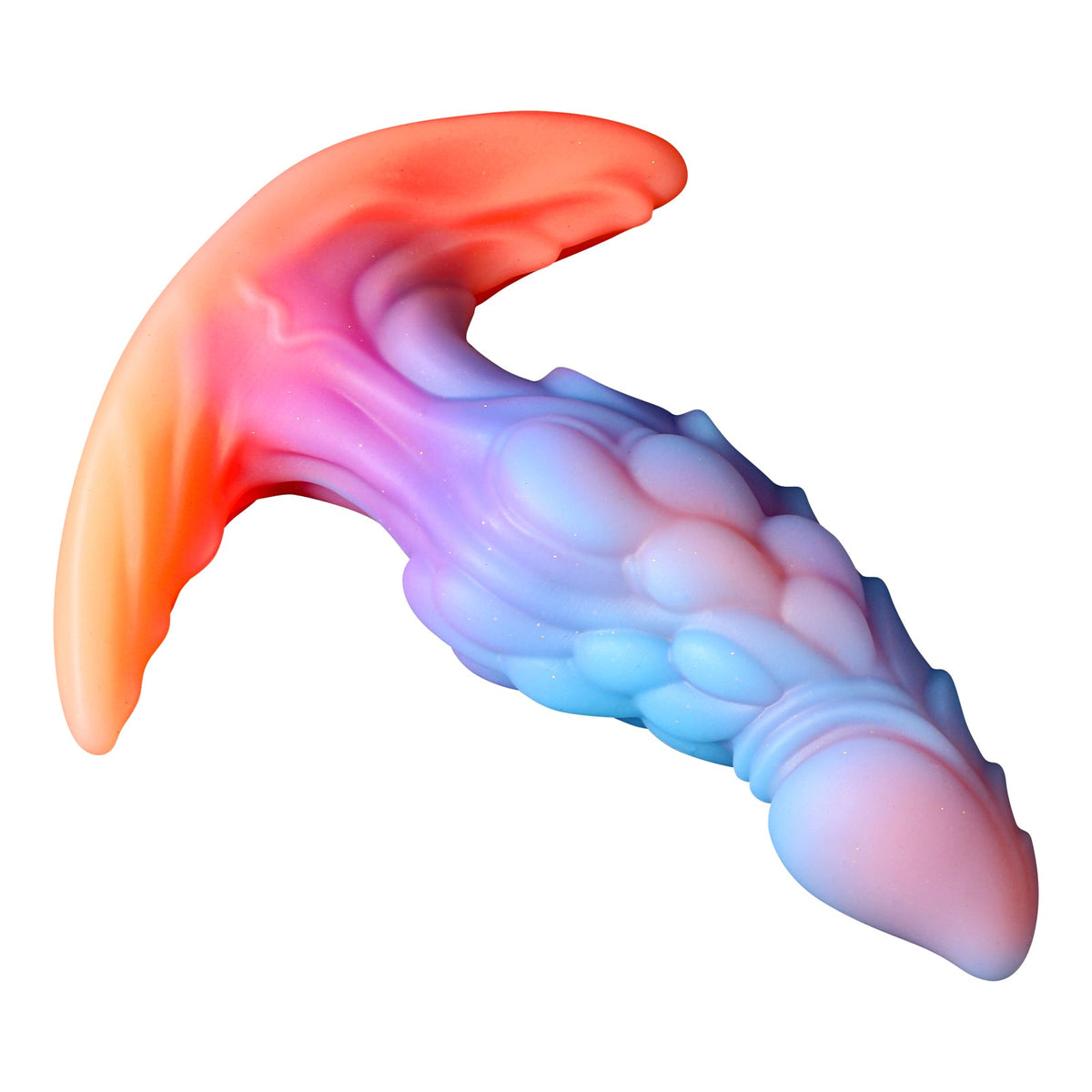 Colorful fantasy dragon butt plug sets