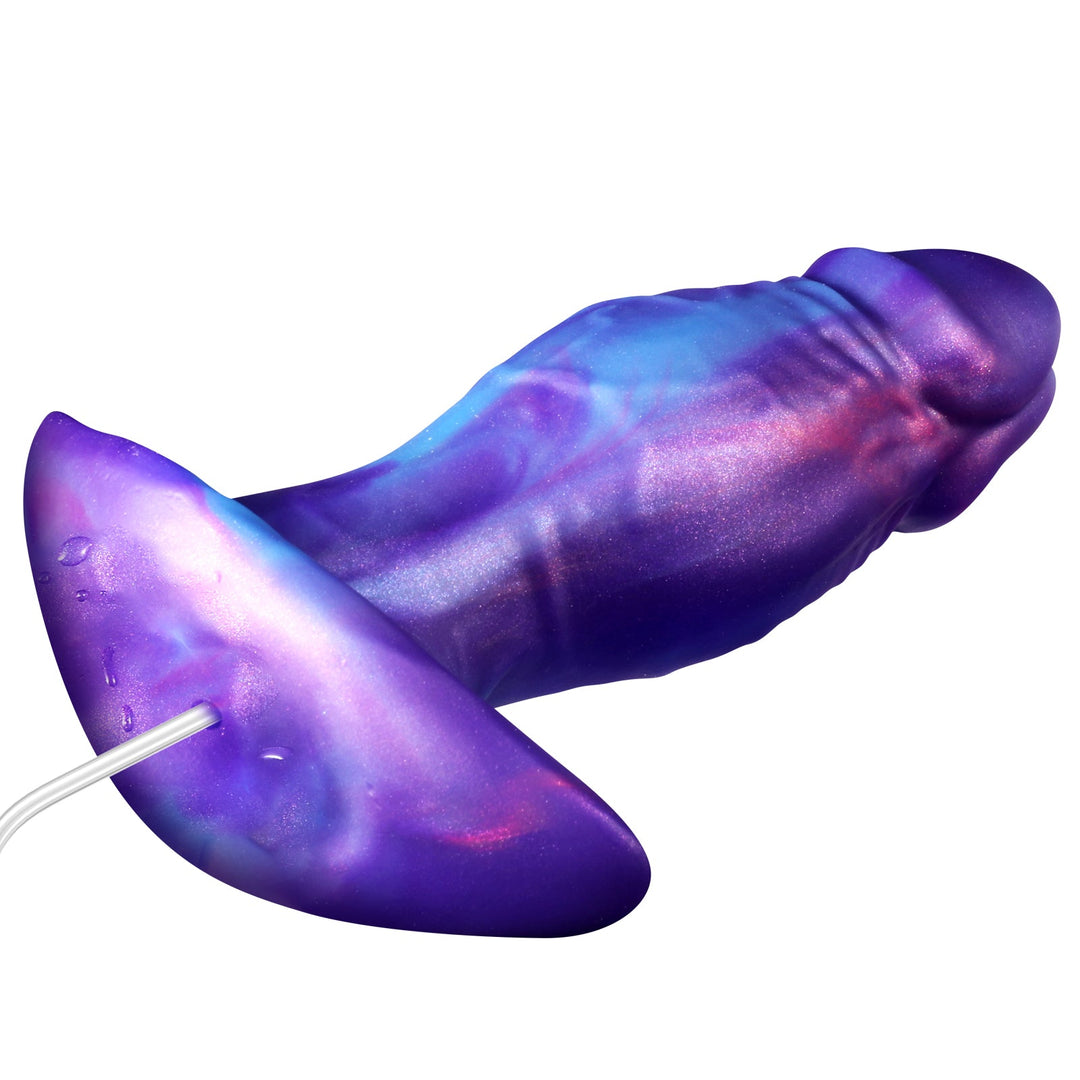 Purple Penis Silicone Squirting Large Butt Plug