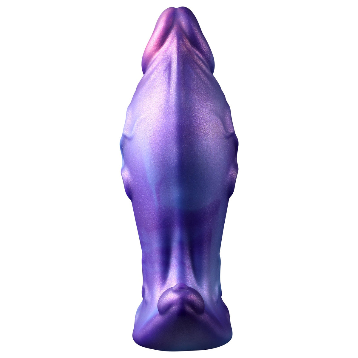 Purple soft thick penis butt plug