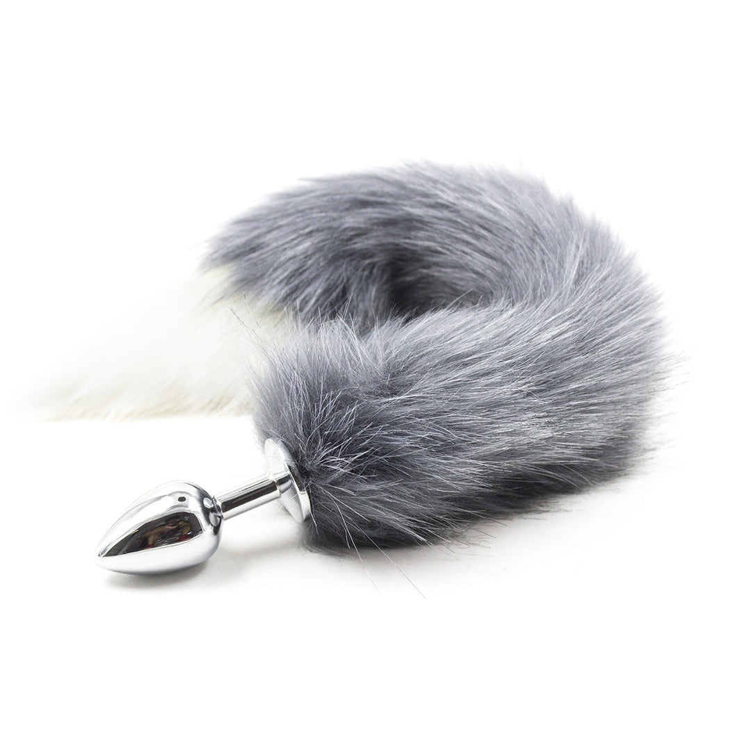 Gray Fox Animal Tail Furry Anal Plug