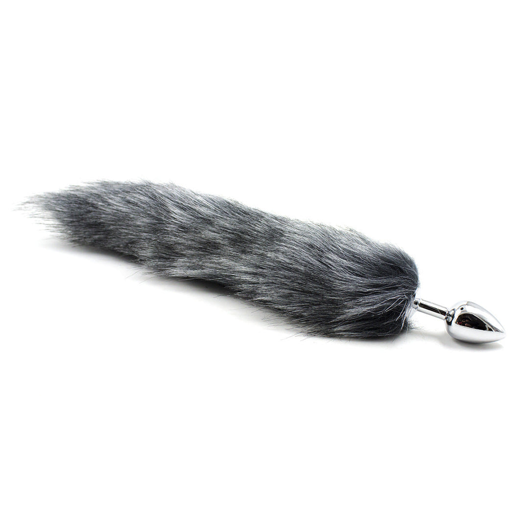 Gray Fox Animal Tail Furry Anal Plug
