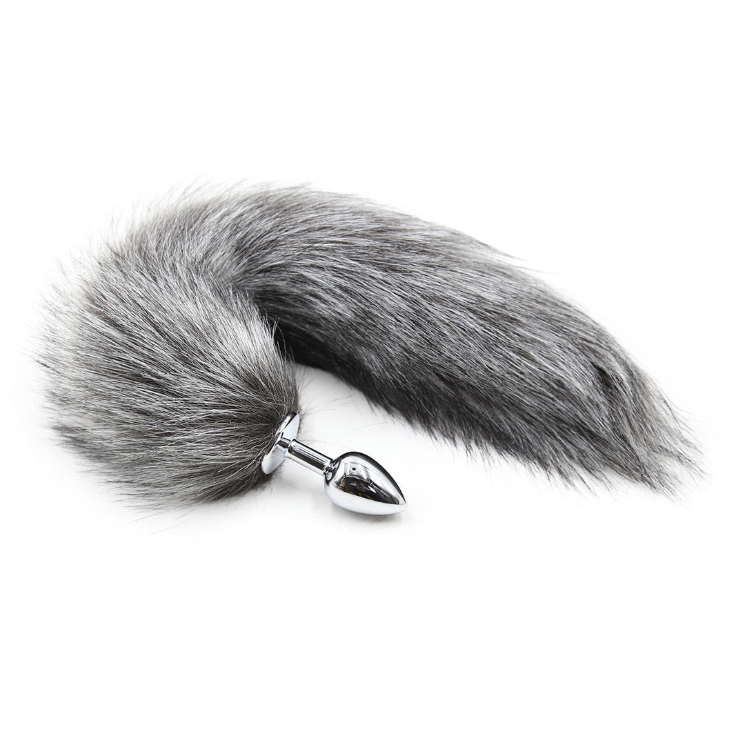 Gray Fox Animal Tail Furry Anal Plug