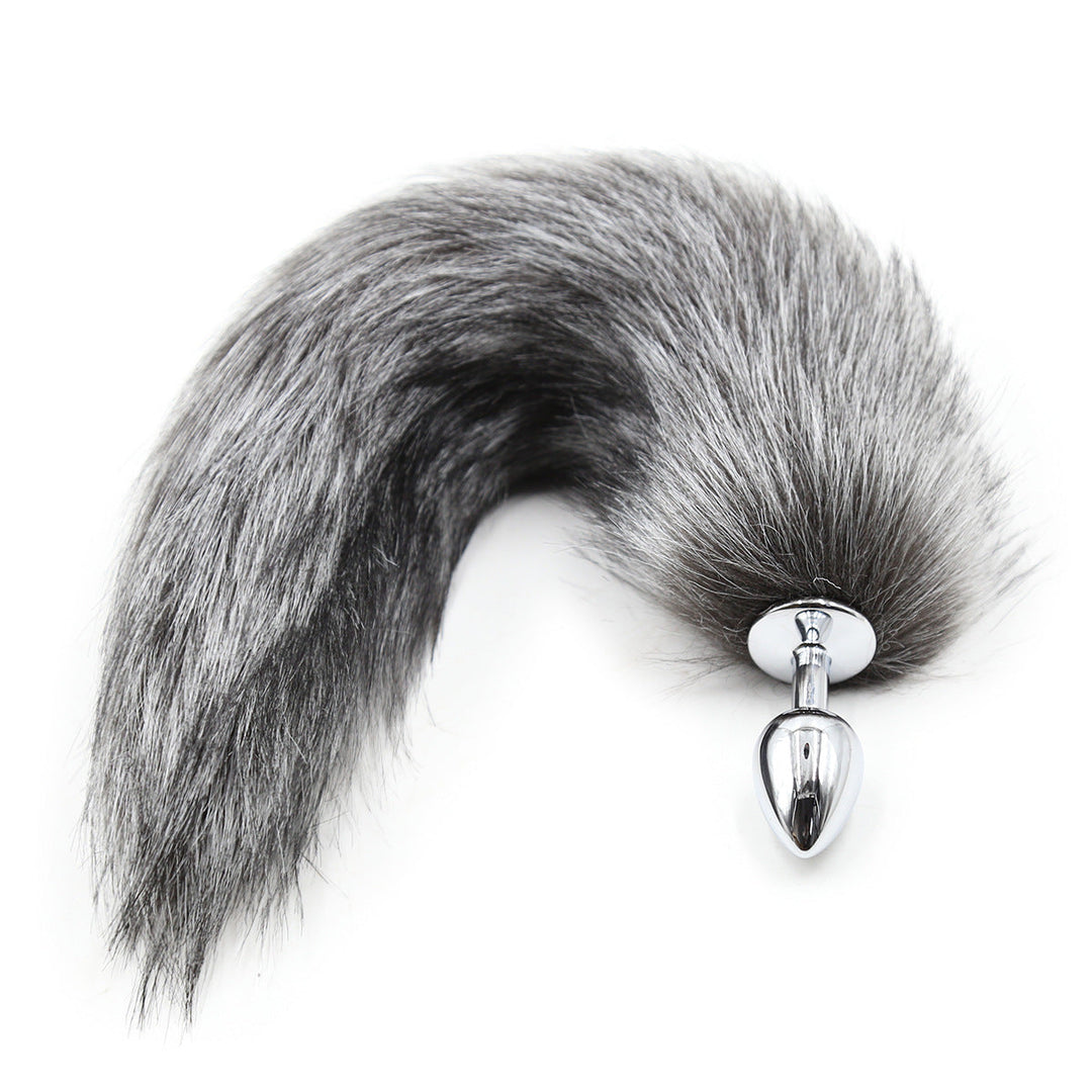 Gray Fox Animal Tail Furry Anal Plug