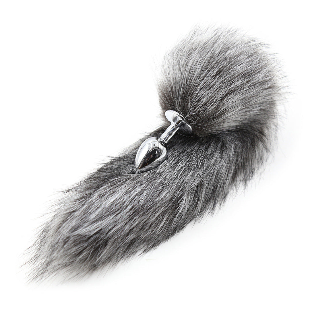 Gray Fox Animal Tail Furry Anal Plug