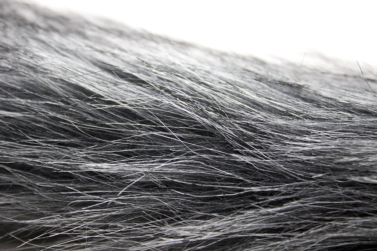 Wolf tail butt plug gray coyote