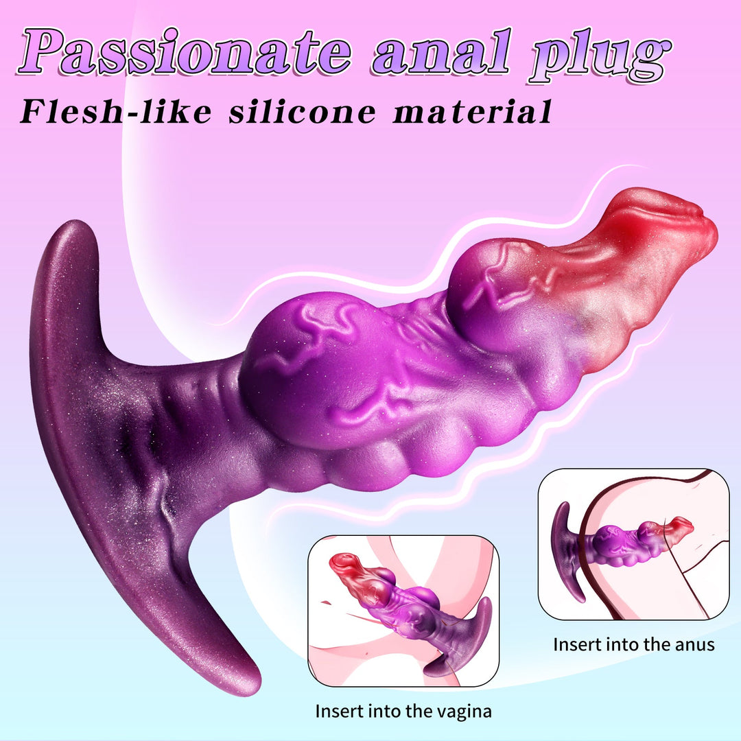 Monster Dog Knot Silicone Butt Plug Sets
