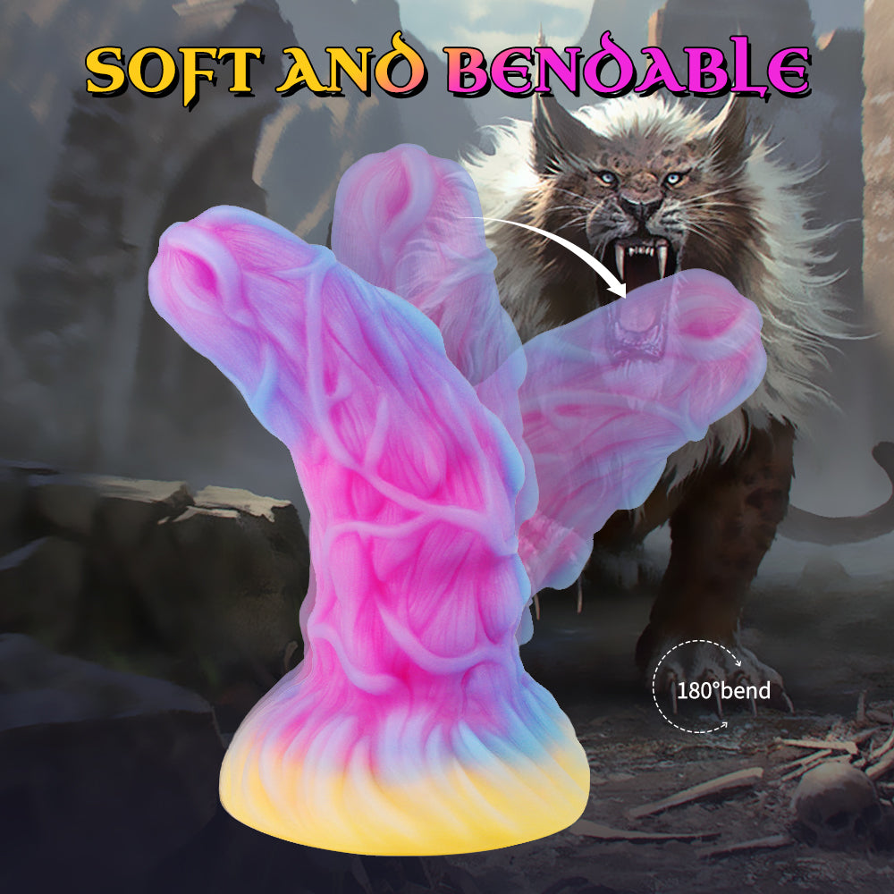 7 Inch Silicone Fantasy Lion Monster Butt Plug