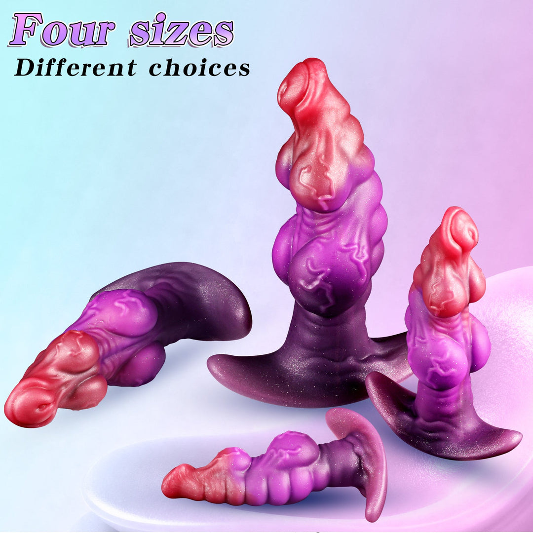 Monster Dog Knot Silicone Butt Plug Sets