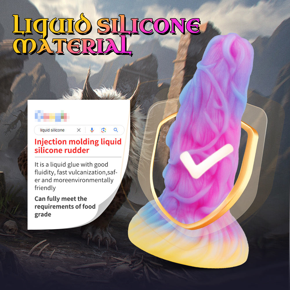 7 Inch Silicone Fantasy Lion Monster Butt Plug