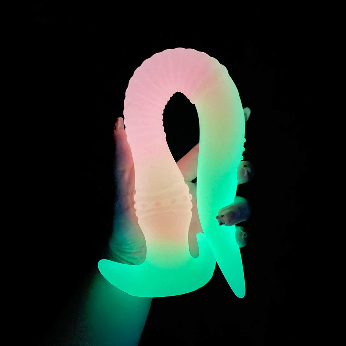 Luminous tentacle extra long huge butt plug