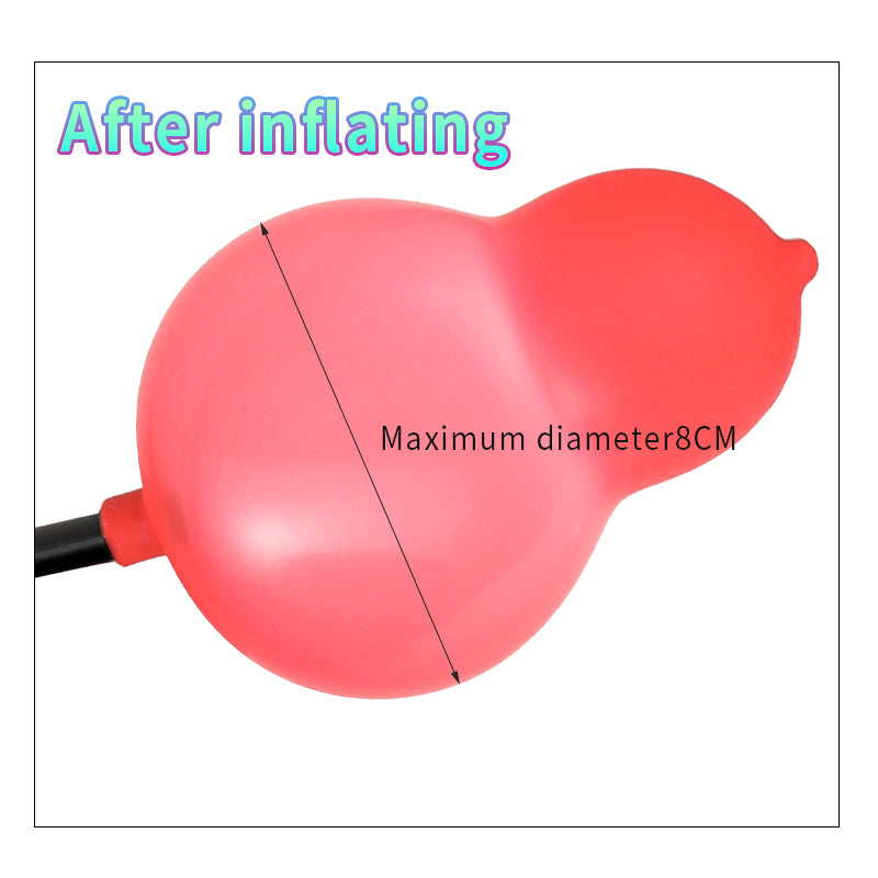Small red gourd inflatable butt plug