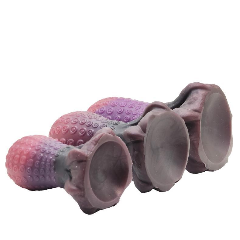 Tentacle suction cup silicone huge butt plug
