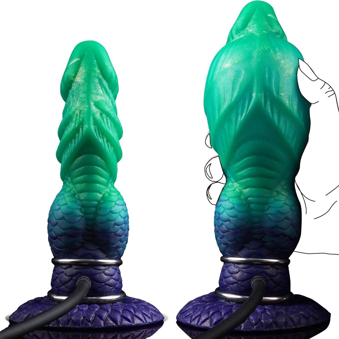 Thick Monster Dragon Knot InflatableButt Plug