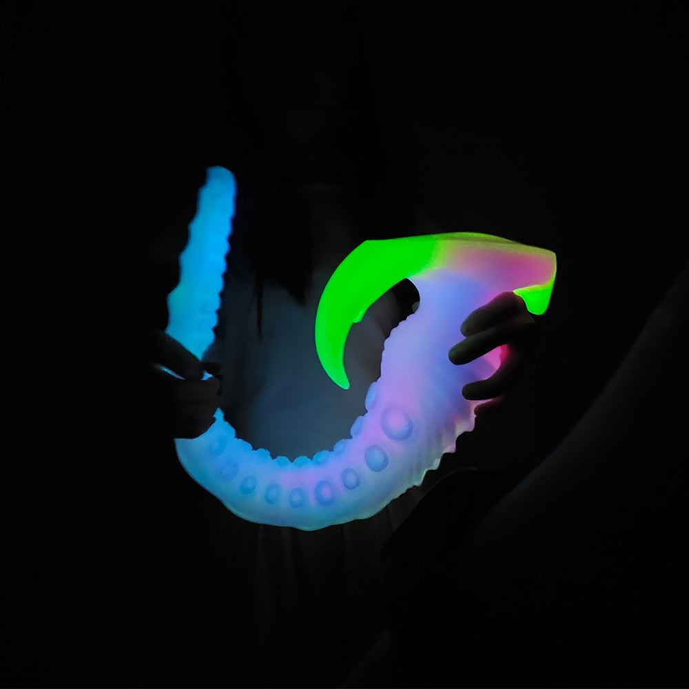 Monster tentacle large light up butt plug