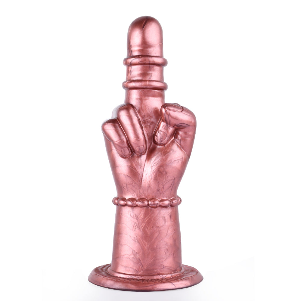 Middle Finger Silicone Hand Fist Butt Plug