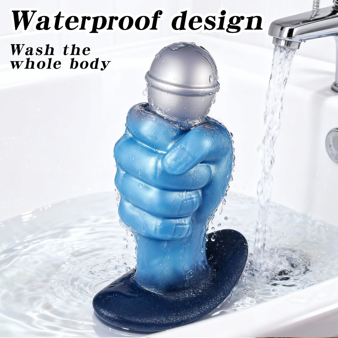 Blue Fist Microphone Silicone Butt Plug Sets