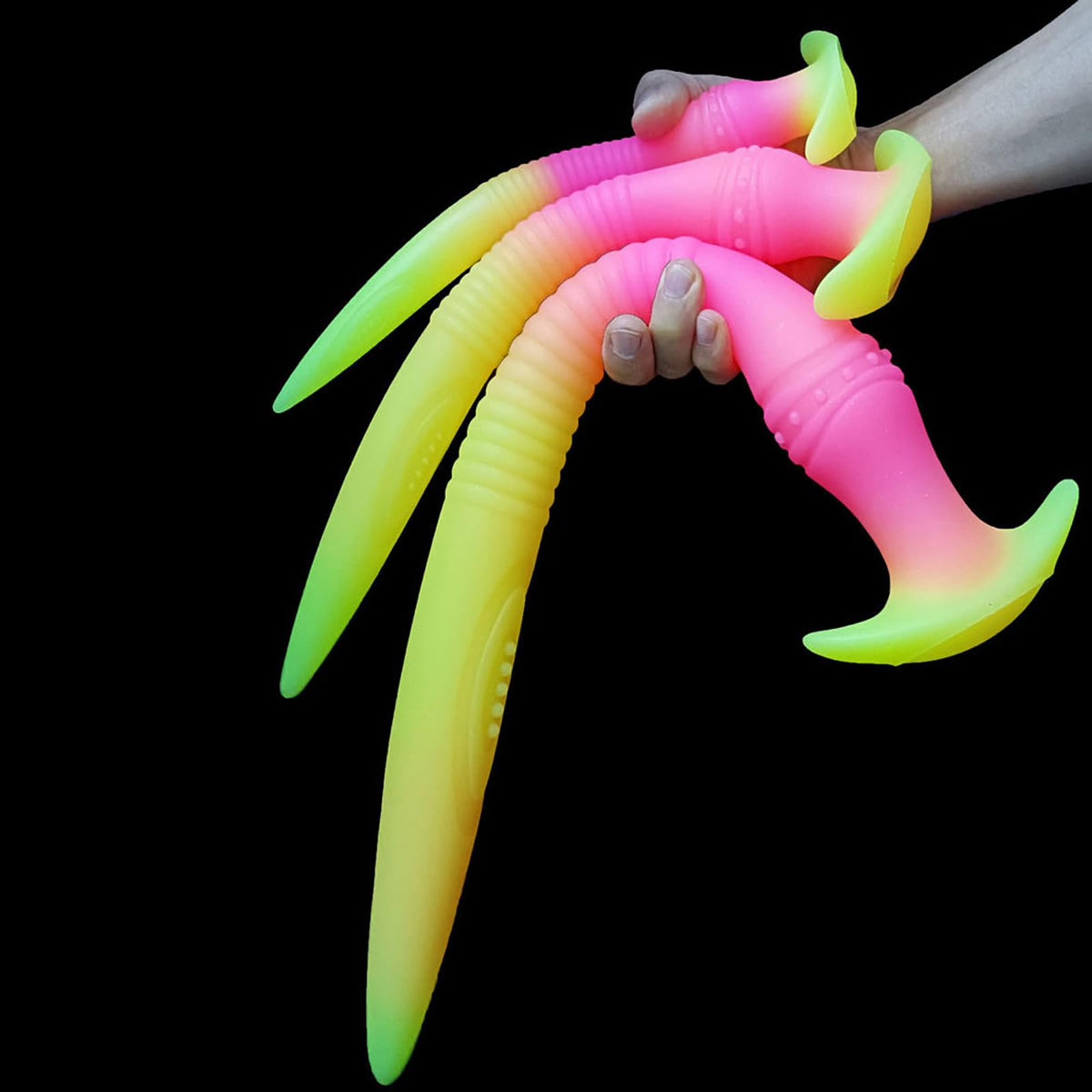 Luminous tentacle extra long huge butt plug