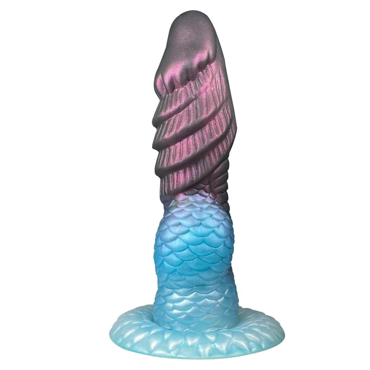 Fish scale large texture monster inflatable butt plug
