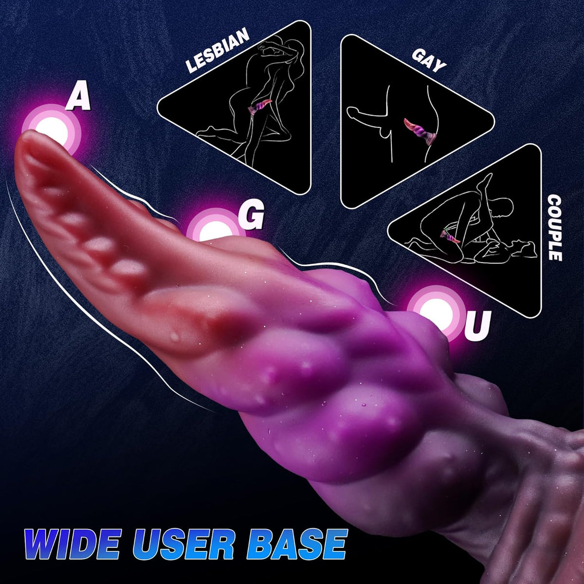 8 inch tapered head large butt plug