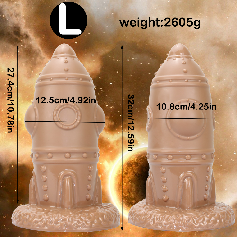 Alien rocket spaceship giant butt plug