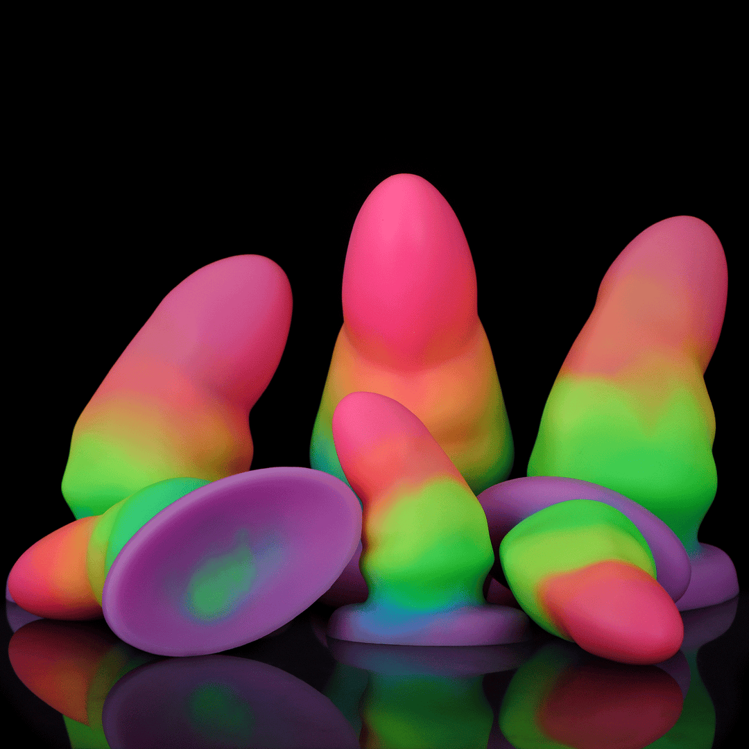 Luminous Large Silicone Butt Plug Sets