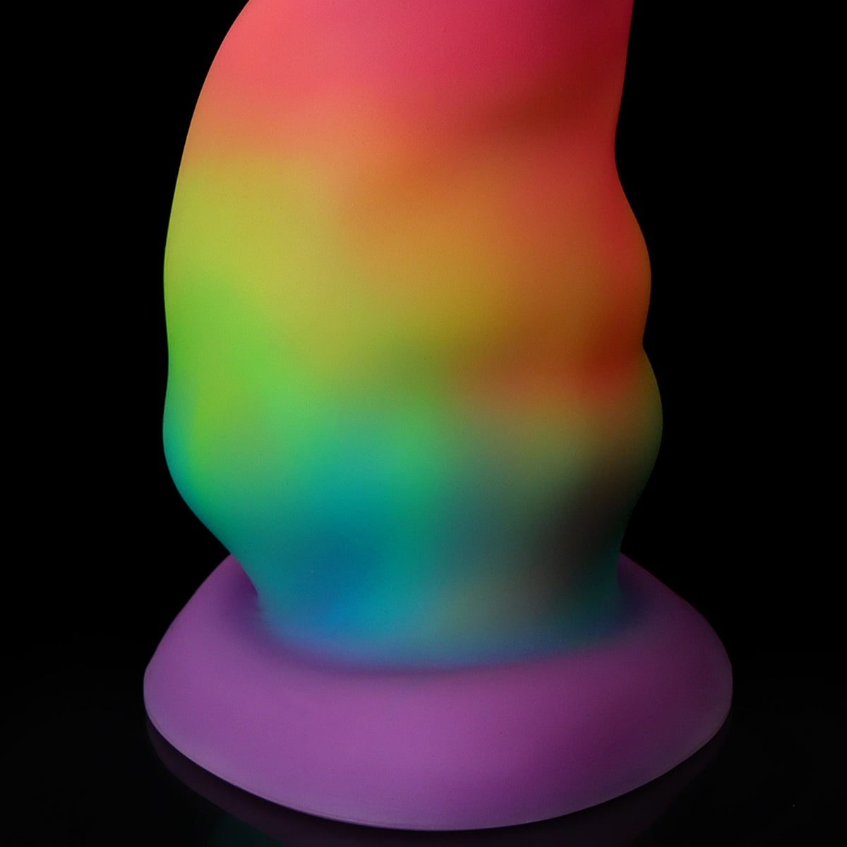 Luminous large silicone butt plug sets