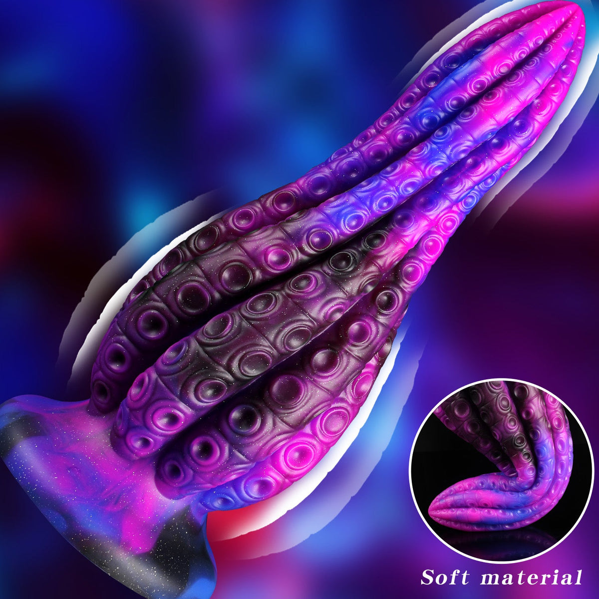 Tentacle soft silicone huge butt plug