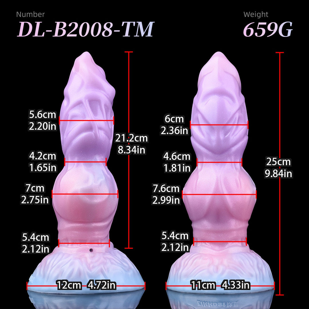 9 Inch Mecha Wolf Inflatable Butt Plug