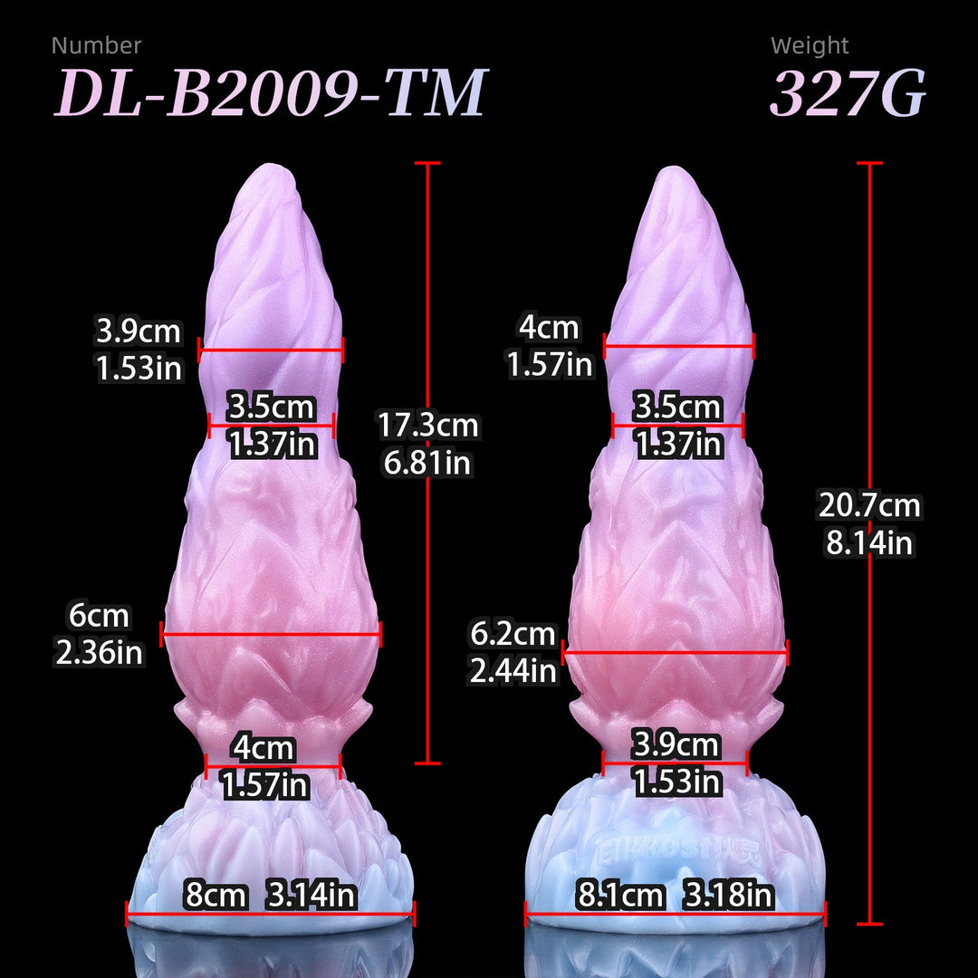 8 Inch Monster Tapered Inflatable Butt Plug