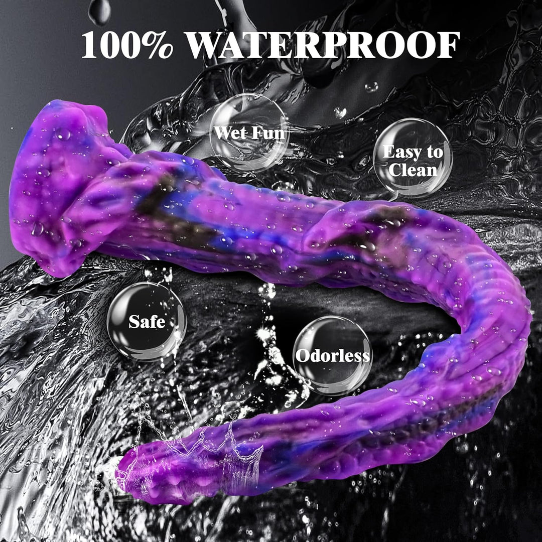 Purple Snake 19.6 Inch Large Butt Plug