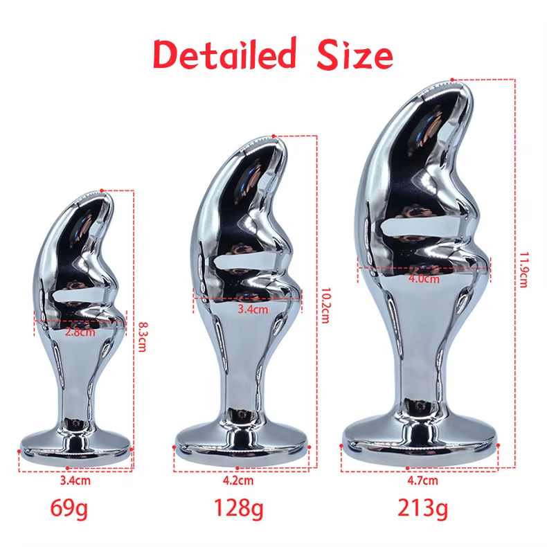 G spot Purple Metal Jeweled Butt Plug