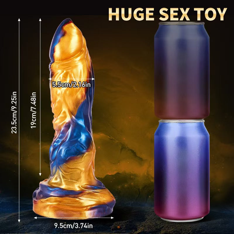 9 inch thrusting wolf monster dildo