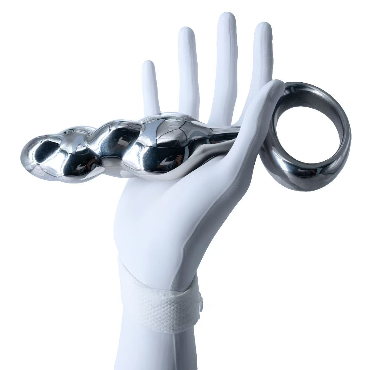 Temperature play stainless steel butt plug metal butt plug