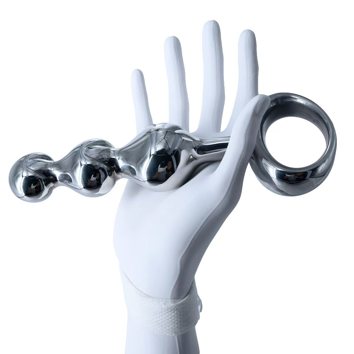 Temperature play stainless steel butt plug metal butt plug