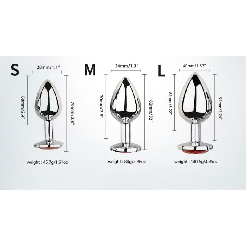 Orange white tip set fox tail butt plug