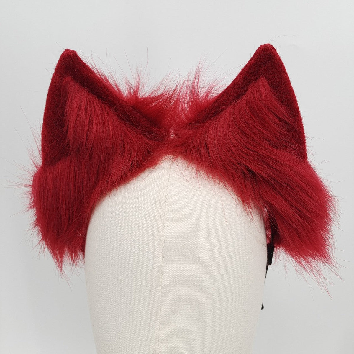 Red enchanting fox anal tail butt plug
