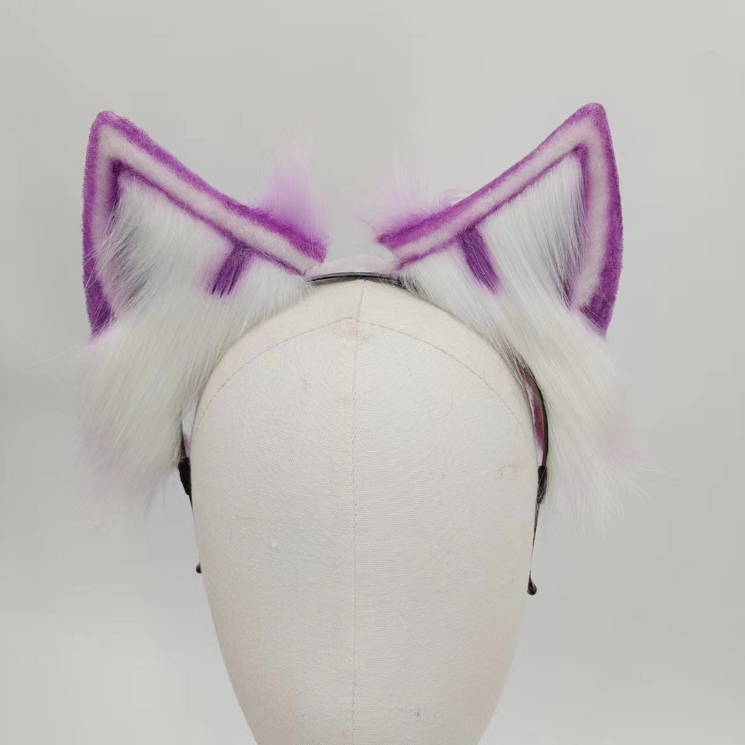 Plush Tail Purple Fox Butt Plug