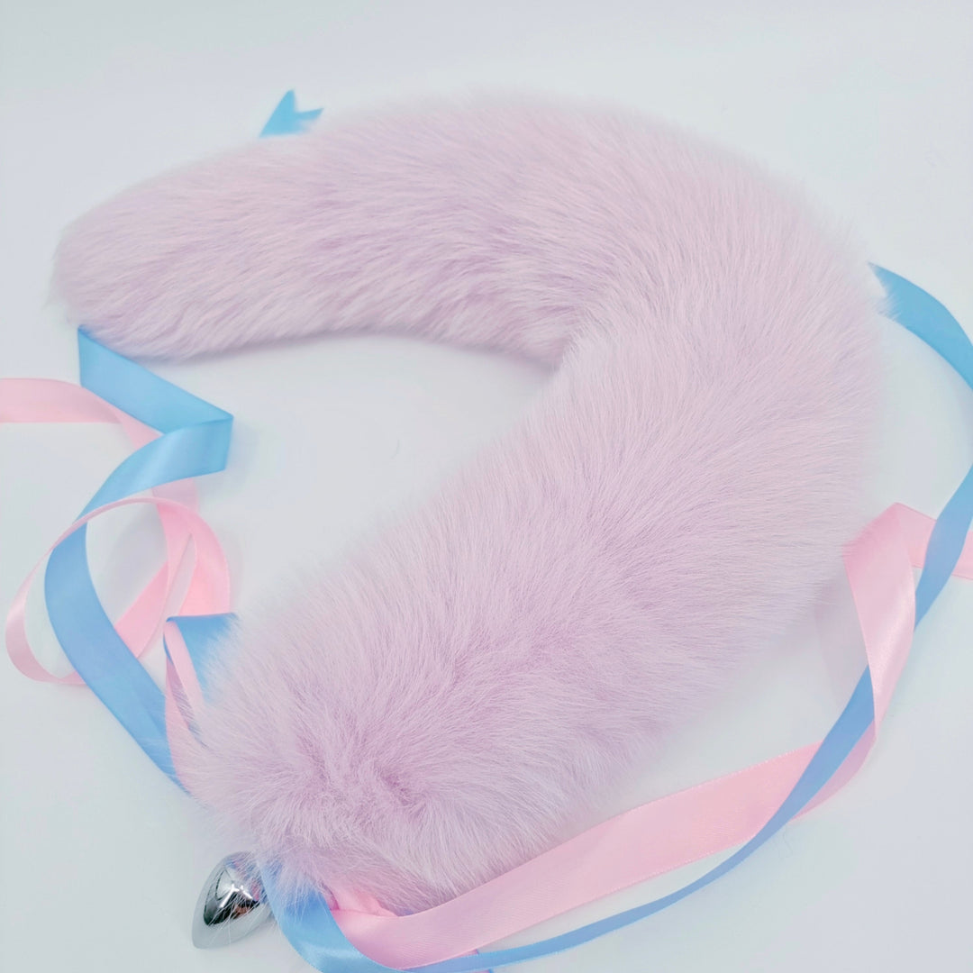 Plush Tail Purple Fox Butt Plug