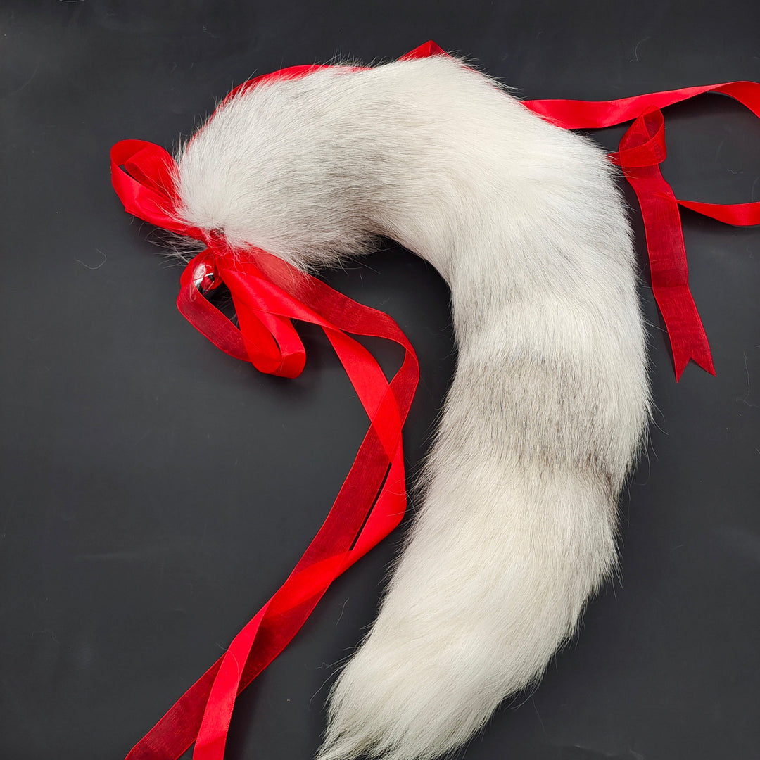 Snow Fox Tail Animal Anal Plug