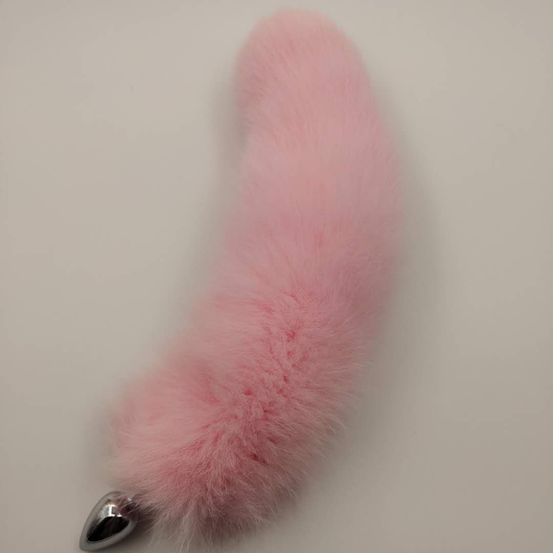 Pink Furry Anal Tail Butt Plug