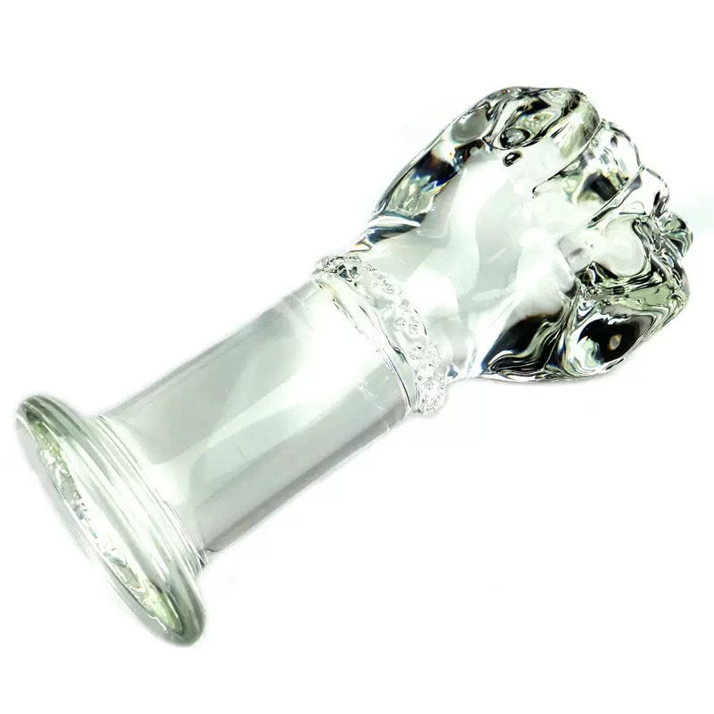 4.9 Inch Beginners Realistic Fist  Glass Butt Plug