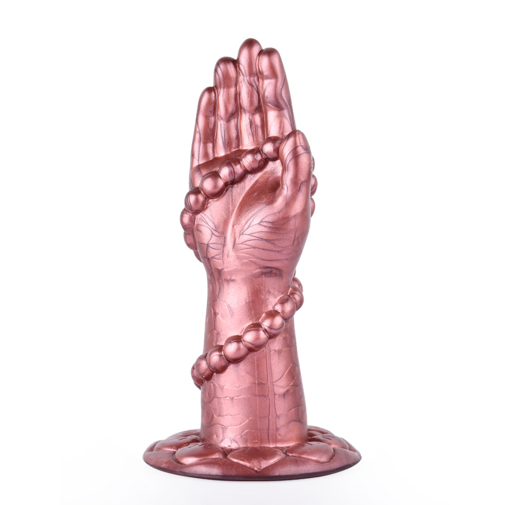 Buddha bead hand fist huge butt plug