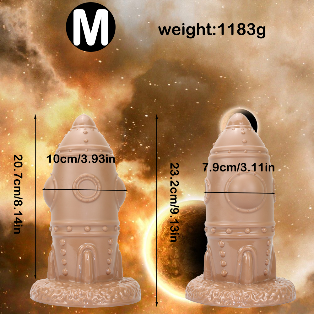 Alien rocket spaceship giant butt plug