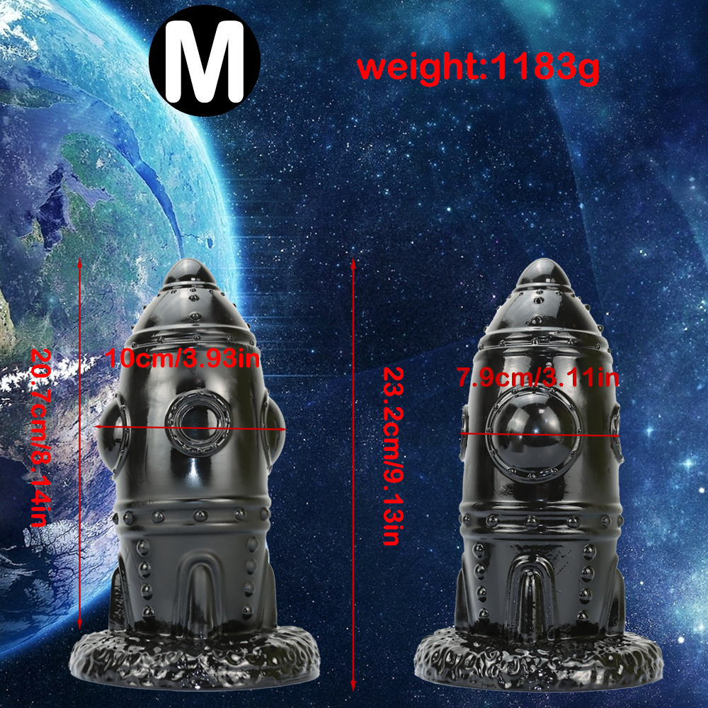 Alien rocket spaceship giant butt plug