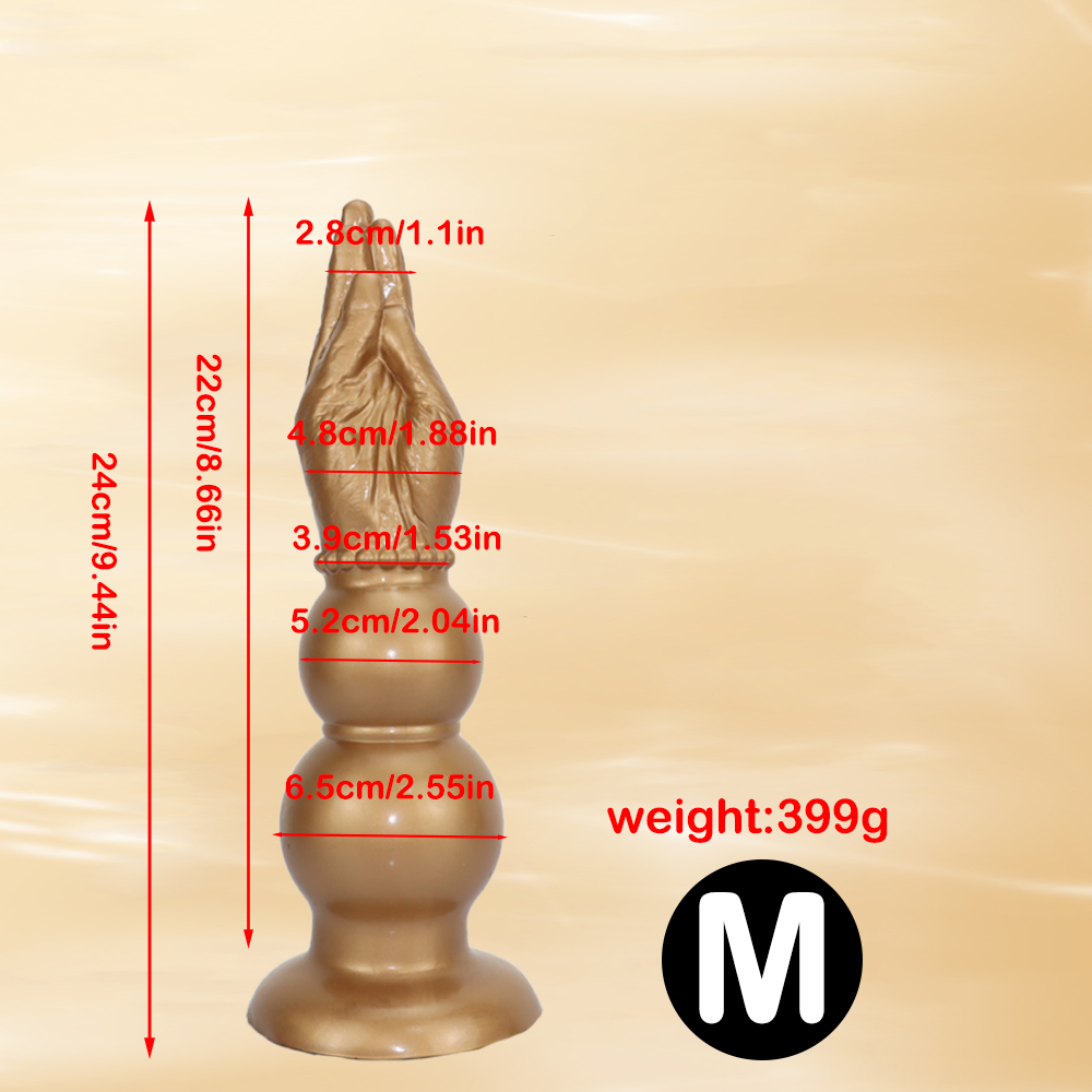 11 Inch Double Knot Hand Fist Butt Plug