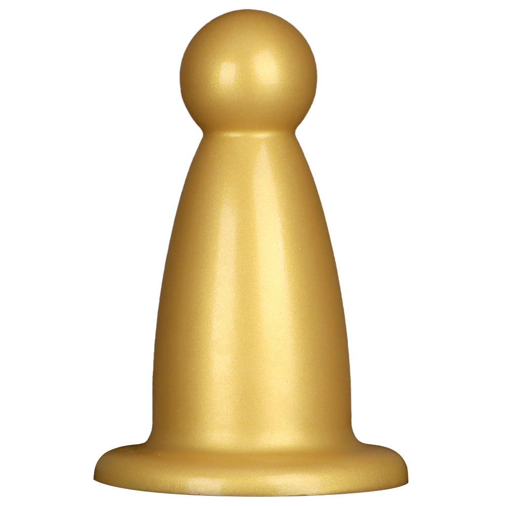 Gold santa hat silicone huge butt plug
