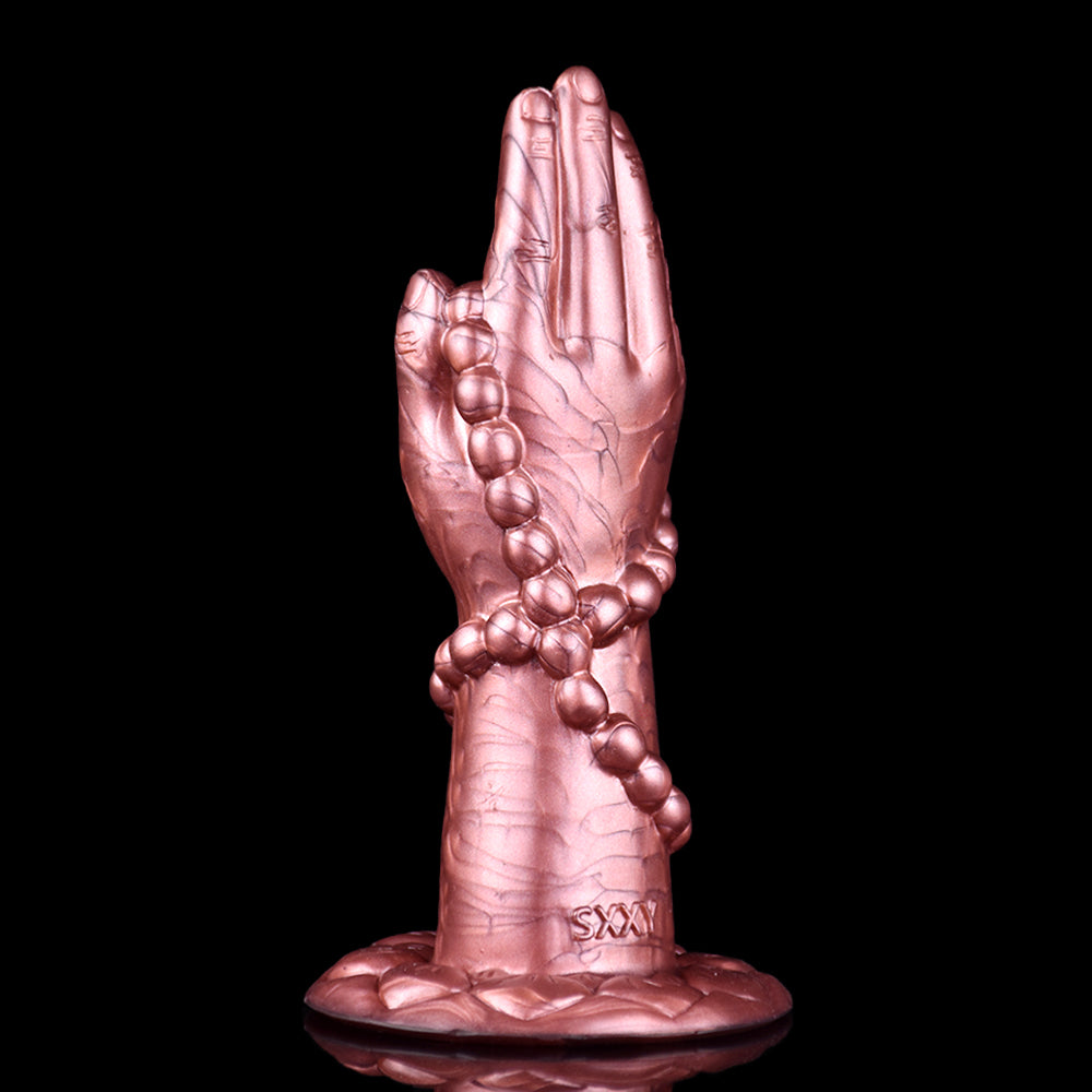 Buddha bead hand fist huge butt plug