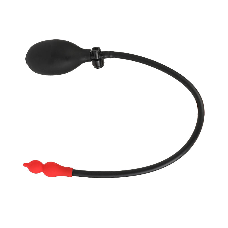 Small red gourd inflatable butt plug
